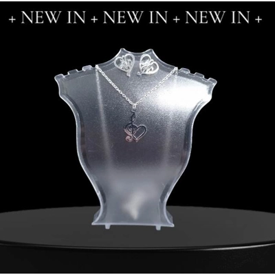 Heart Shape Music Symbol Jewelry Parure