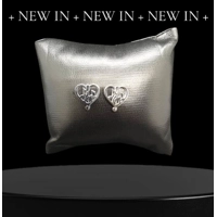 Heart Shape Music Symbol Earrings