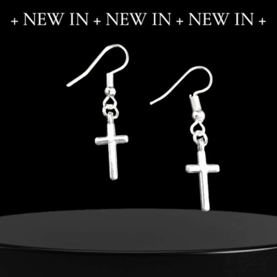 Plain Cross Earrings
