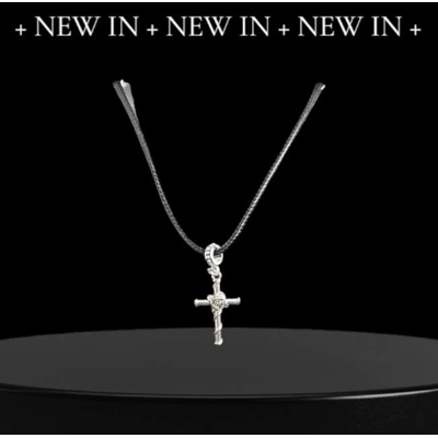 Rose Cross Necklace