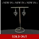Two Hearts, One LOVE Earrings - Silver