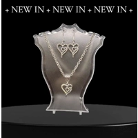 Two Hearts, One Love Parure - Sil..