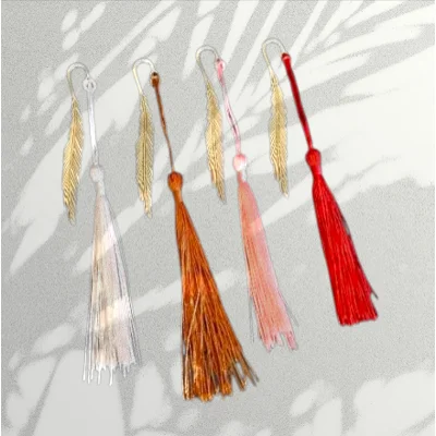 Silver Feather Bookmark