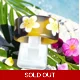 White Frangipani Flower Ring