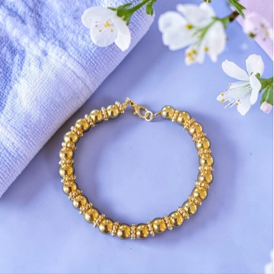 Flower Beaded Bracelet