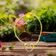 Golden Geo Heart Bracelet