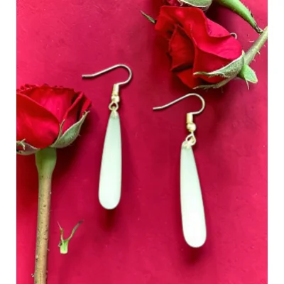 Jade Water Drop Earrings