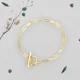 Lariat Chain Bracelet