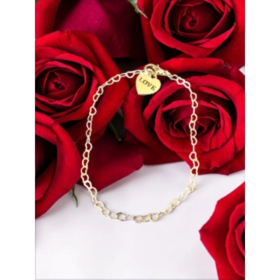 Love Heart Chain Bracelet