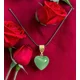 Jade Heart Stone Necklace