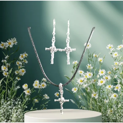 Rose Cross Parure