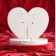 Heart Drop Studded Earrings