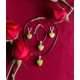 Jade Heart Stone Parure