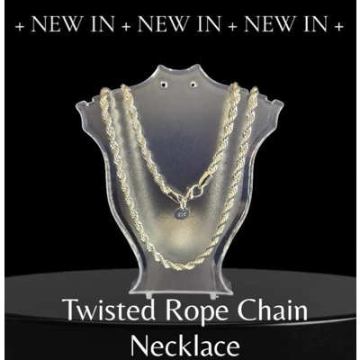 Twisted Rope Chain Necklace Twisted Rope Chain Necklace