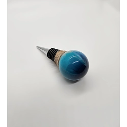 Blue Shine Wine Stopper