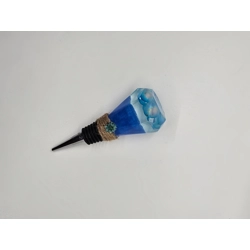 Blue water and ball Wine Stopper
