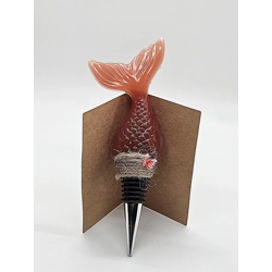 Deep Orange Mermaid Tail