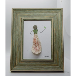 Elegant Lady w/Bird