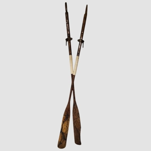 Fractal burnt oars