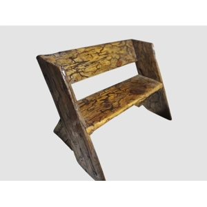 Leopold fractal burnt bench