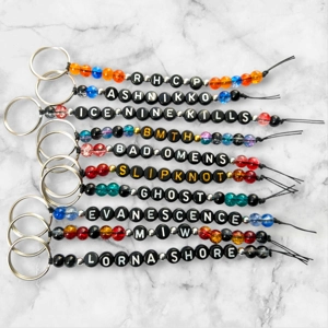 Custom Band Keyring • Alt/Metal/Rock/Emo Music