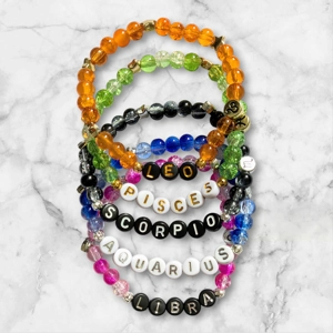 Zodiac Sign Bracelets • Personalisable
