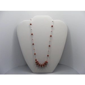 Goldstone necklace set
