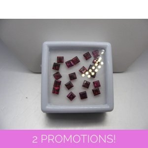 Orissa Rhodolite Garnet stones Box of 15