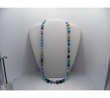 Kitchen Sink Bead Necklace 18"