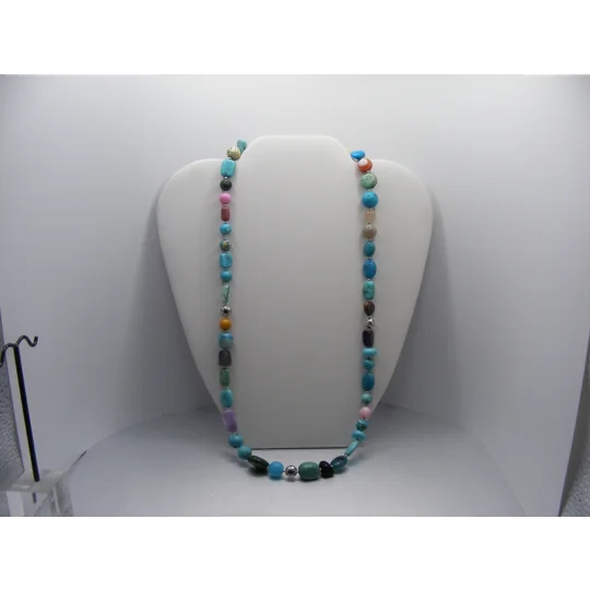 Kitchen Sink Bead Necklace 18"