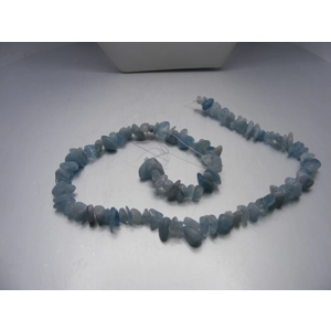 Aquamarine chip strand 15