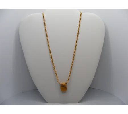 Golden Healer Quartz and Hematine Choker