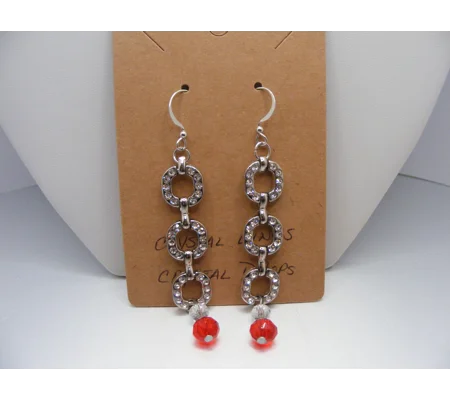 Crystal Link earrings