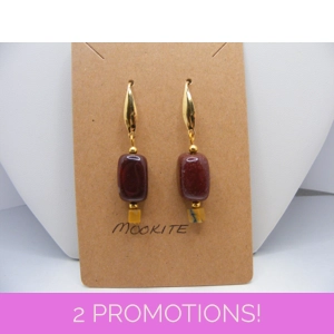 Mookite earrings