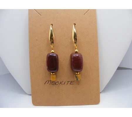 Mookite earrings