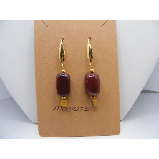 Mookite earrings