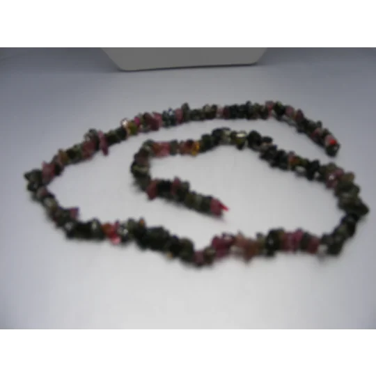 Tourmaline Chip Strand 17"