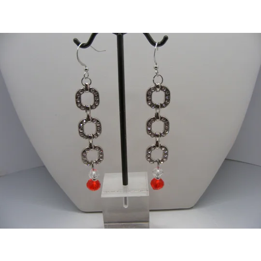 Crystal Link earrings