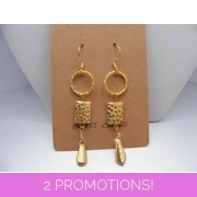Golden Rectangle earrings