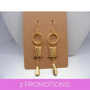 Golden Rectangle earrings