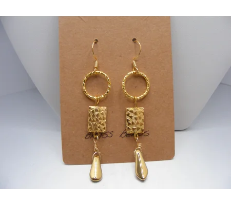 Golden Rectangle earrings