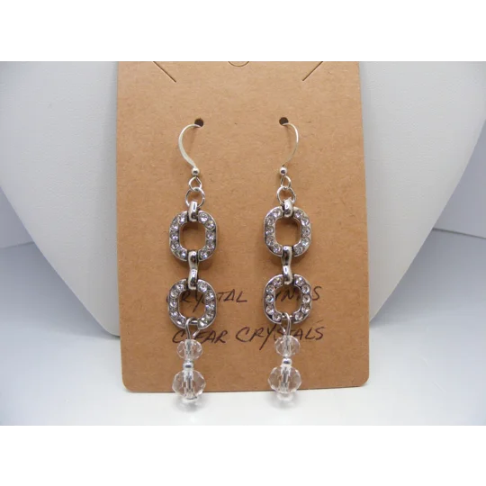 Crystal Link earrings