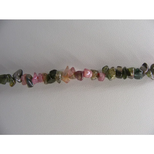 Tourmaline Chip Strand 17"