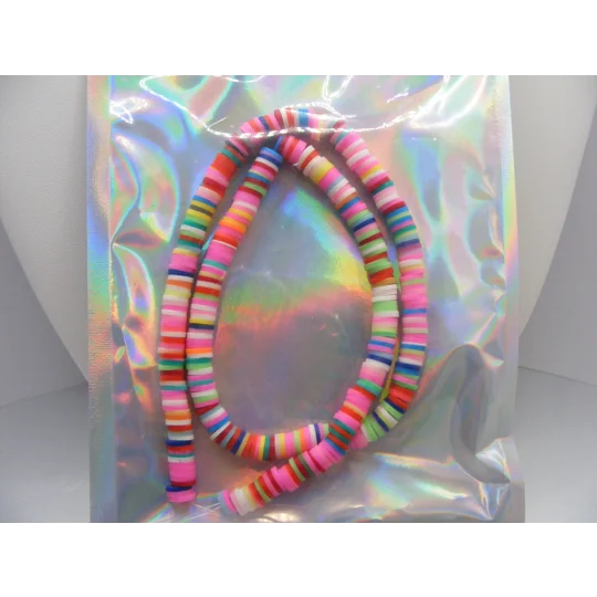 Polymer Clay Heishi Beads - 16"