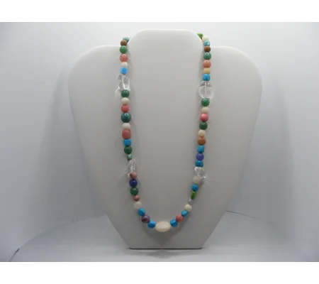 Kitchen Sink Bead Necklace 19" #