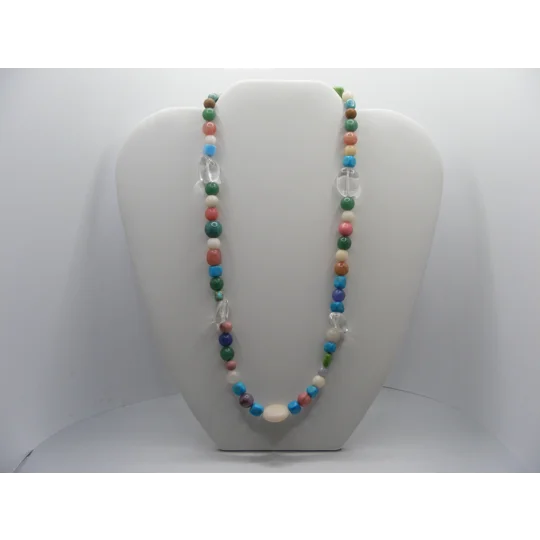 Kitchen Sink Bead Necklace 19" #