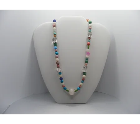 Kitchen Sink Bead Necklace 18" #3