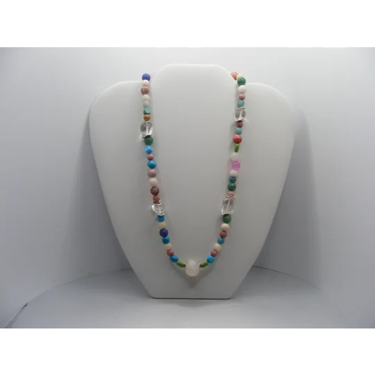 Kitchen Sink Bead Necklace 18" #3