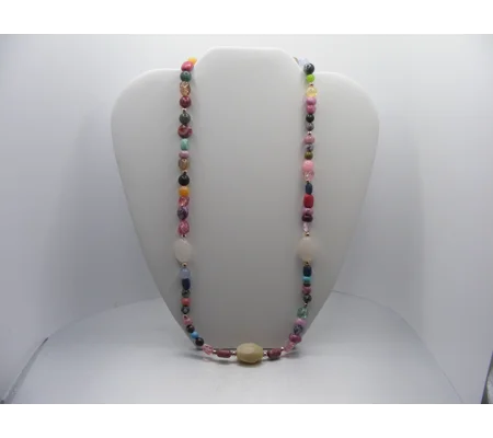 Kitchen Sink Bead Necklace 22"