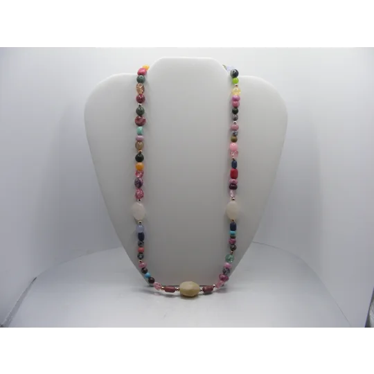 Kitchen Sink Bead Necklace 22"